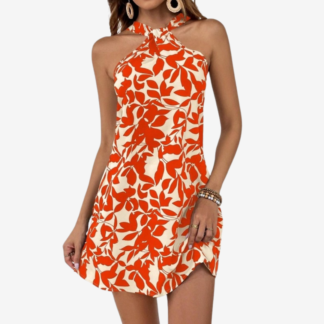 Lucetta™ Robe Feuille Mini & Chic