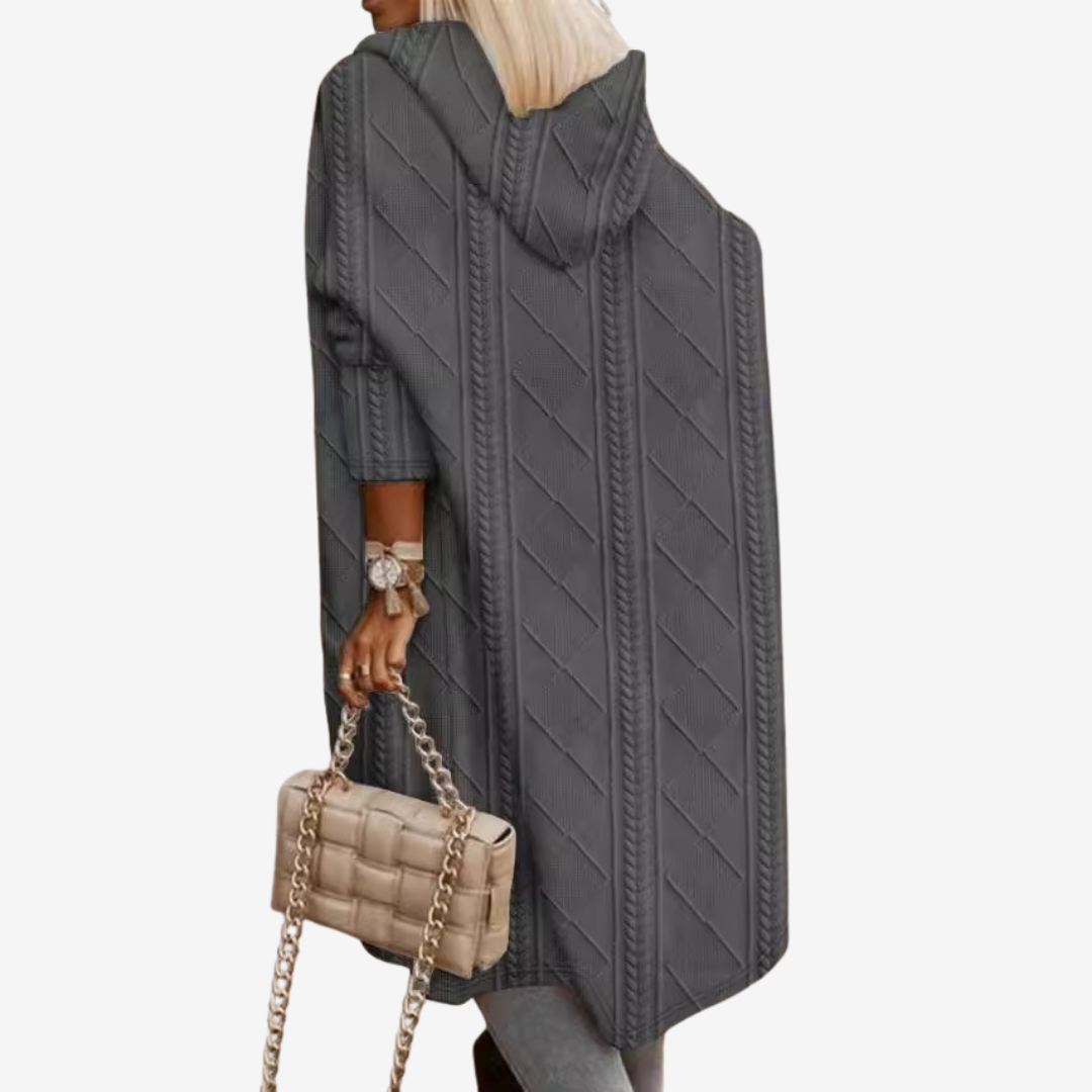 Janice™ Longue Cardigan Tricotée