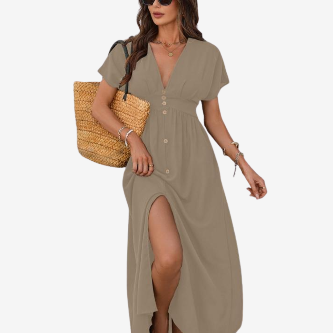 Serena™ Robe à Fente Élégante