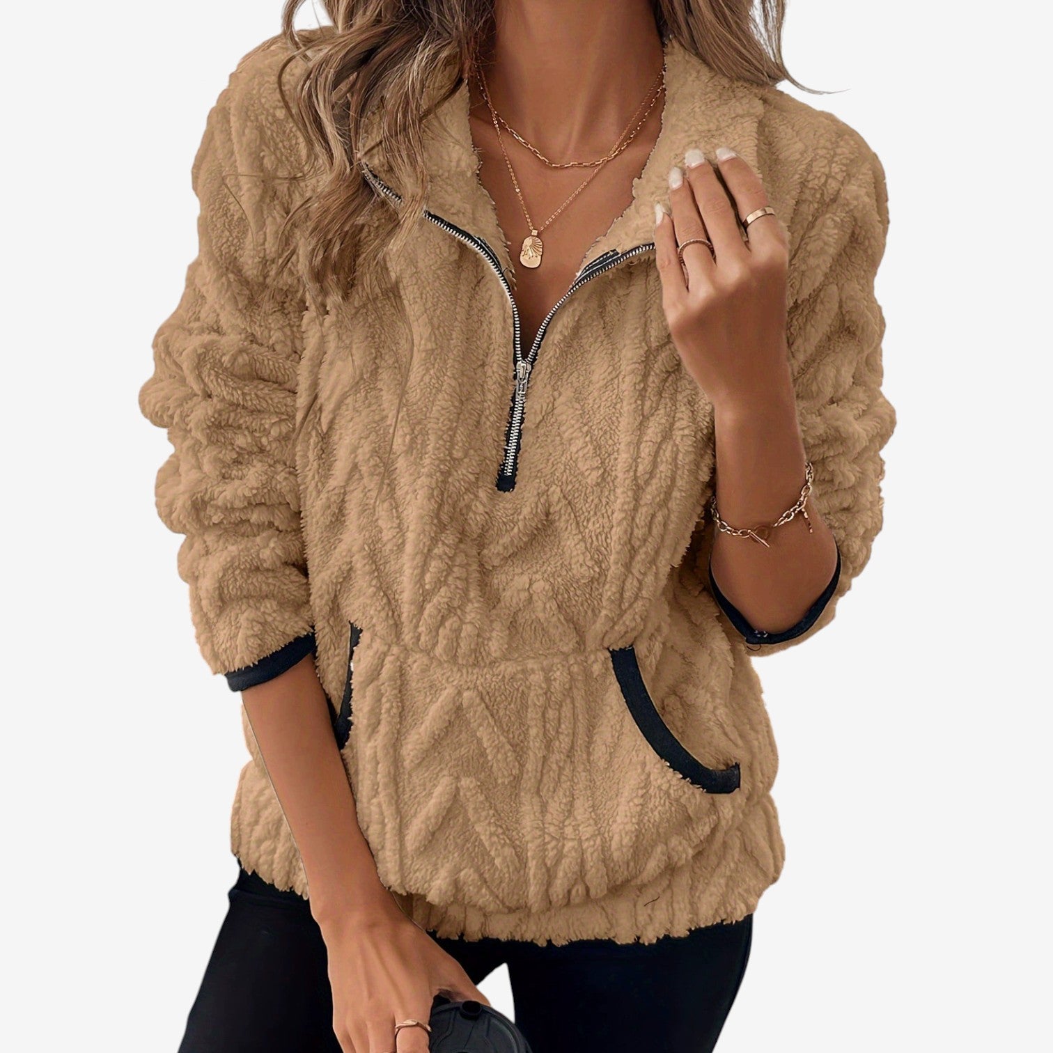 Annie™ Gilet Zippé Douillet