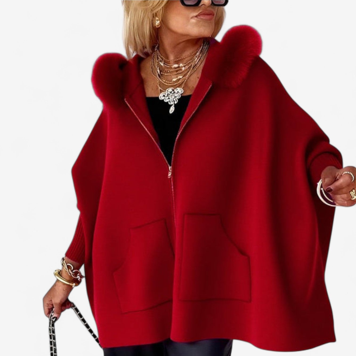 Sophie™ Manteau en Fausse Fourrure