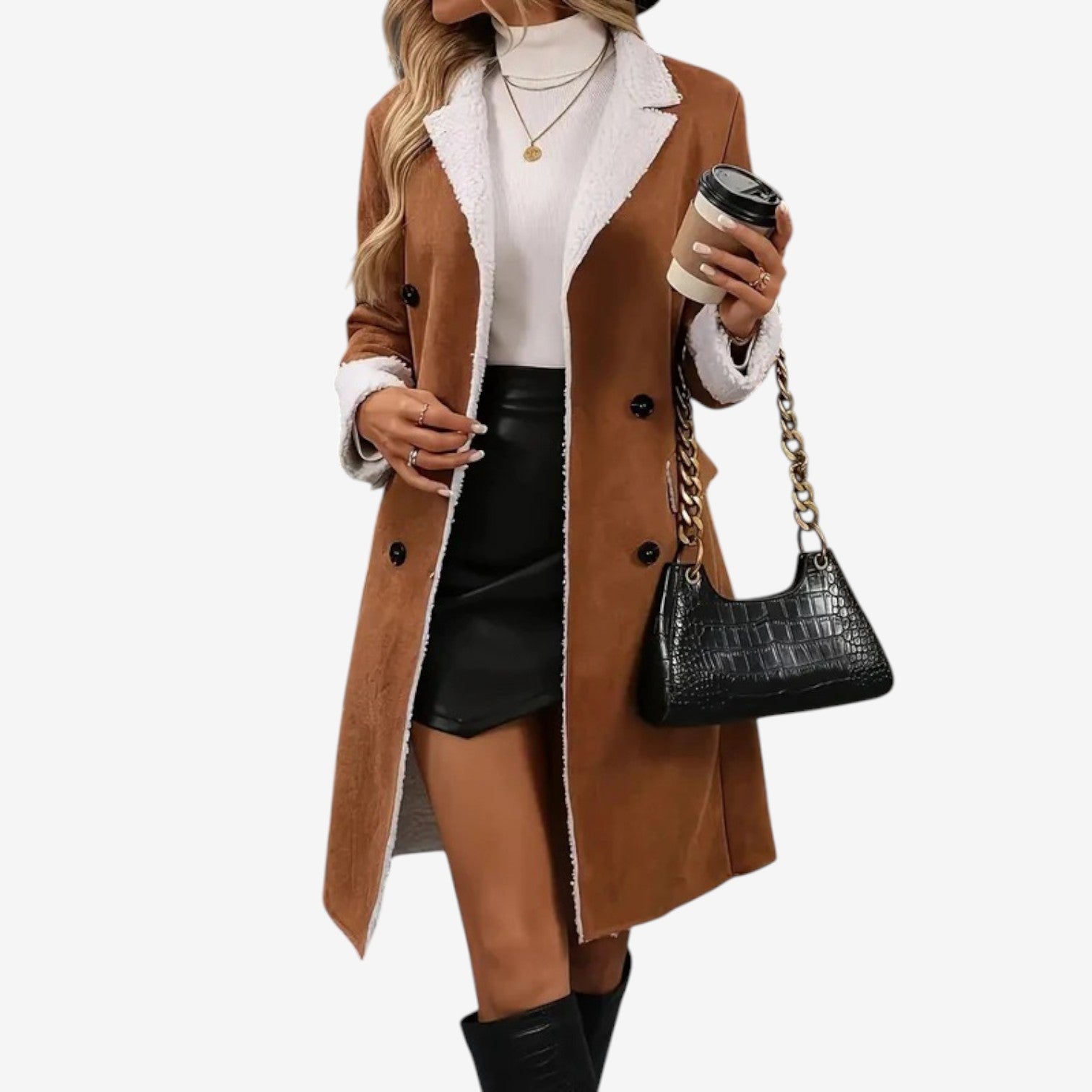 Caro™ Manteau Sophistiqué