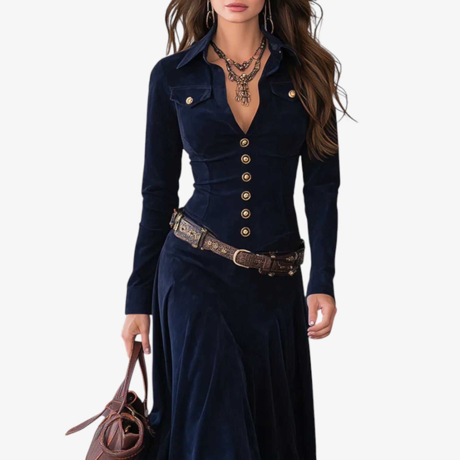 Felten™ Robe Ceinturée