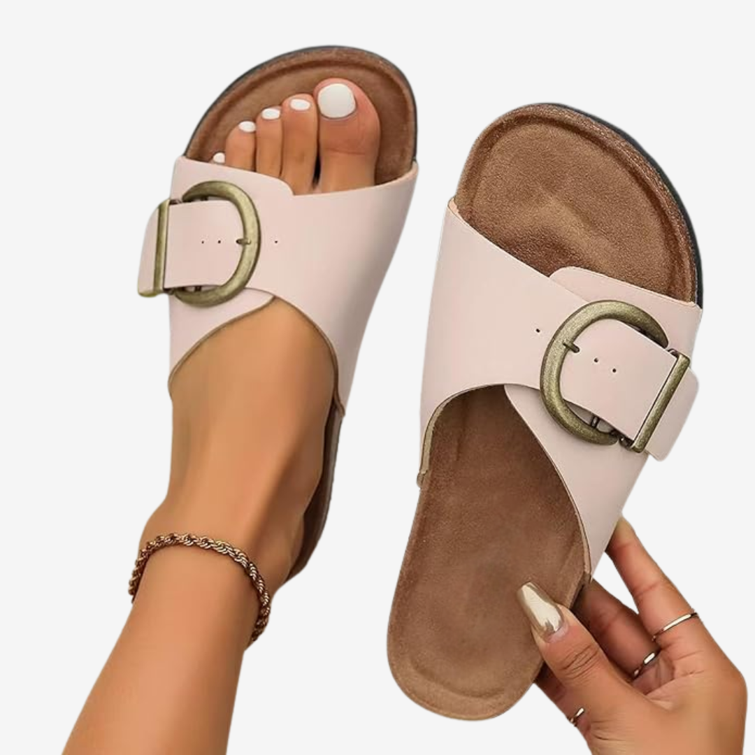 Sabine™ Sandale Boucle Dorée