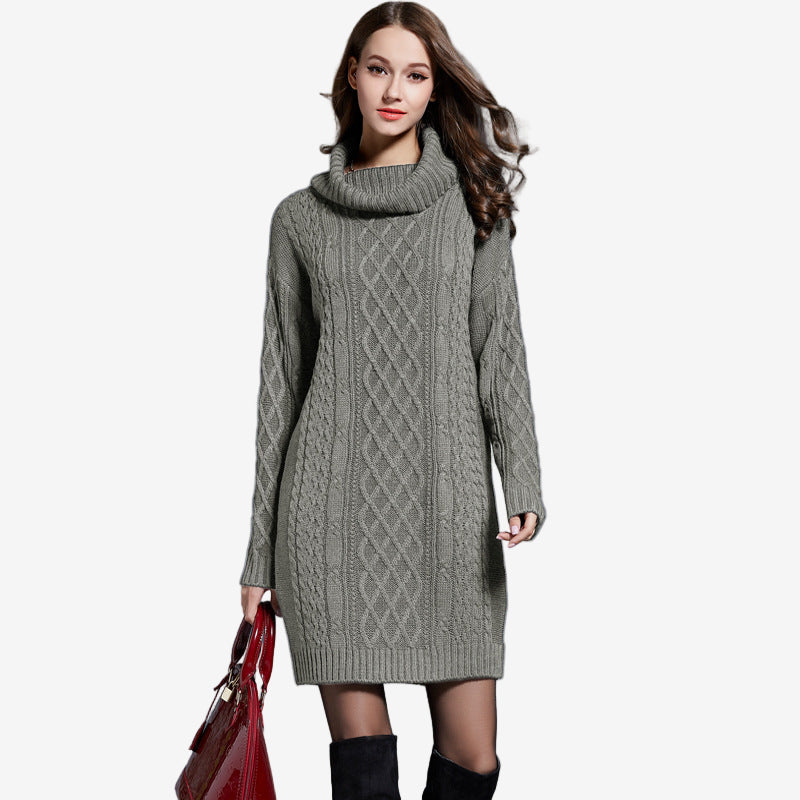 Amira™ Robe Pull à Col Roulé