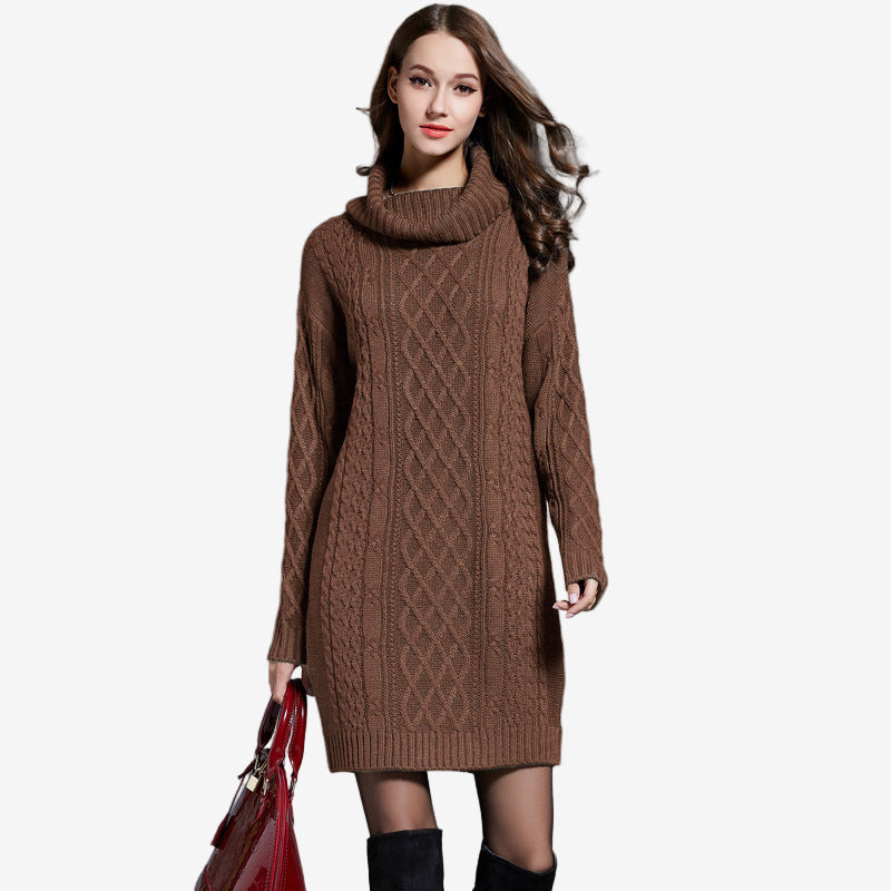 Amira™ Robe Pull à Col Roulé