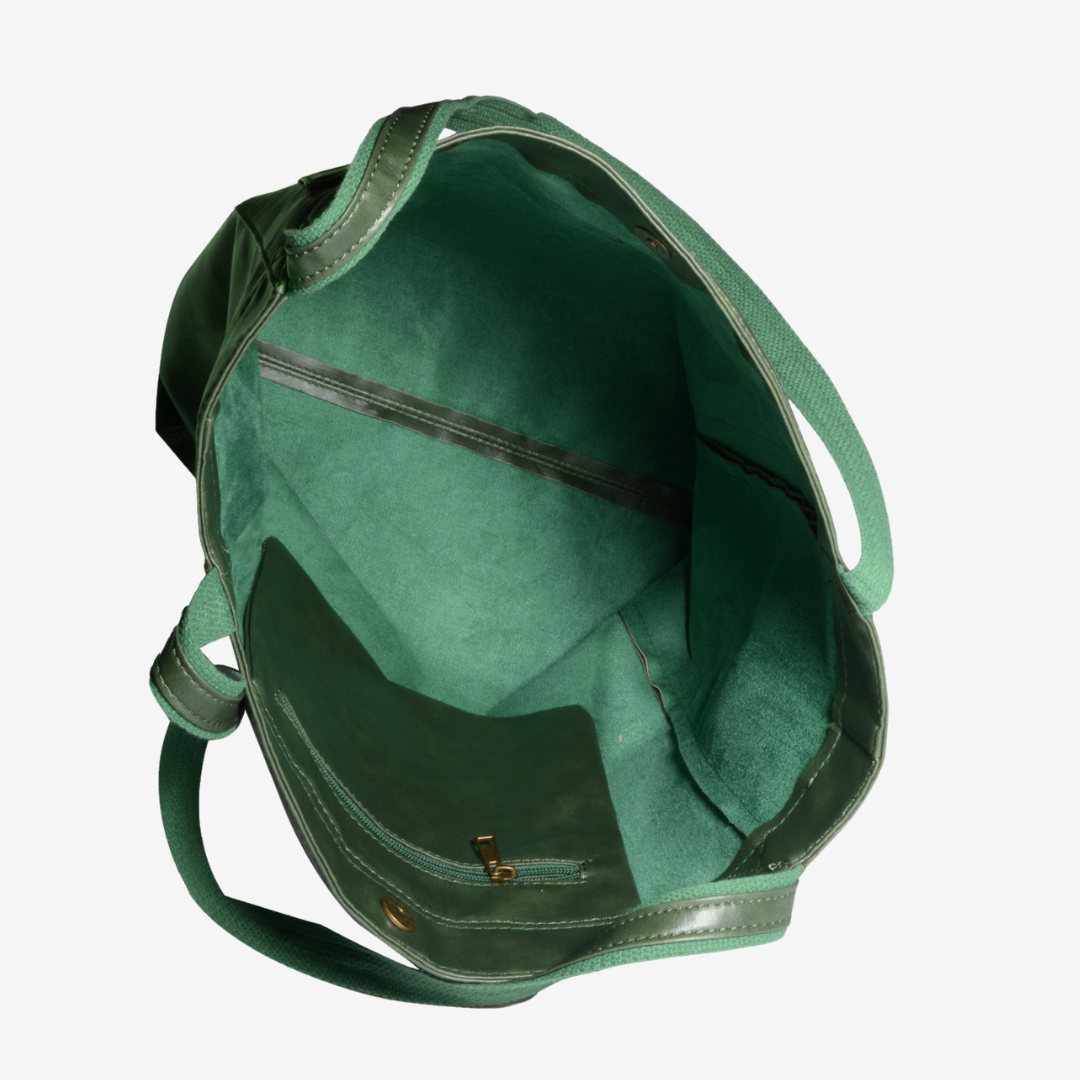 Evelyne™ Cabas en Cuir Vintage