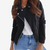 Adoria™ Veste en Cuir Élégante
