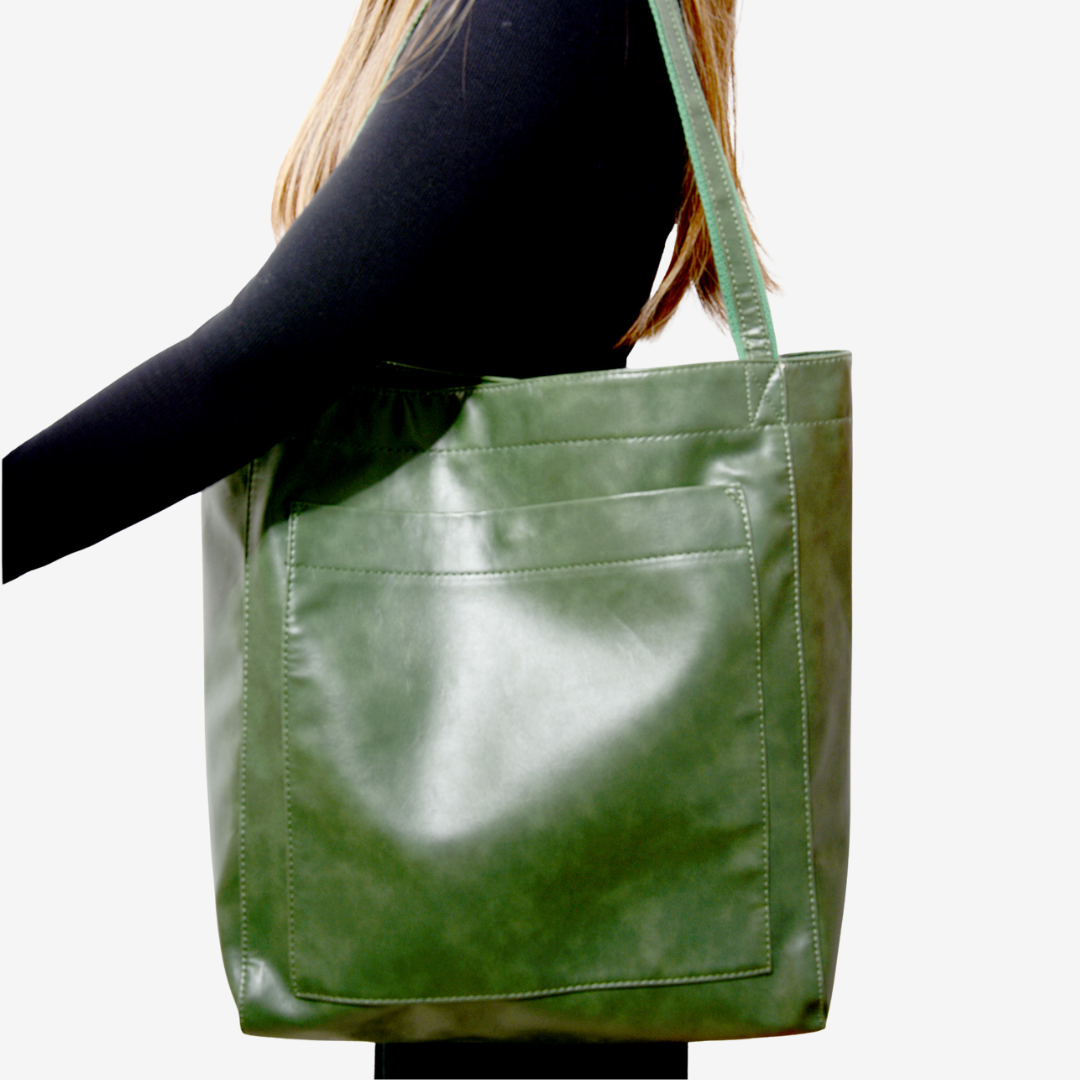 Evelyne™ Cabas en Cuir Vintage