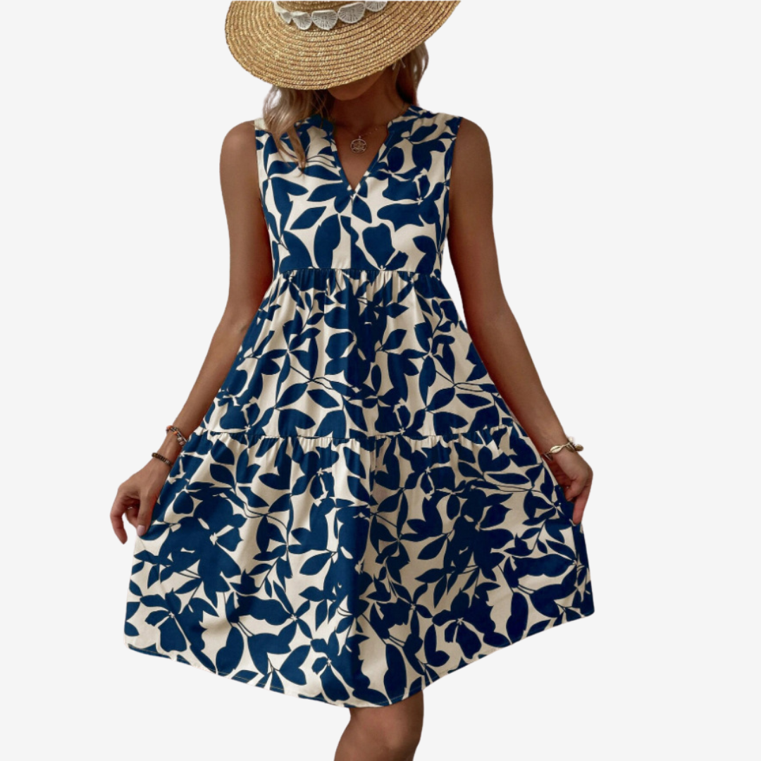 Séraphine™ Midi à Motifs Feuillus