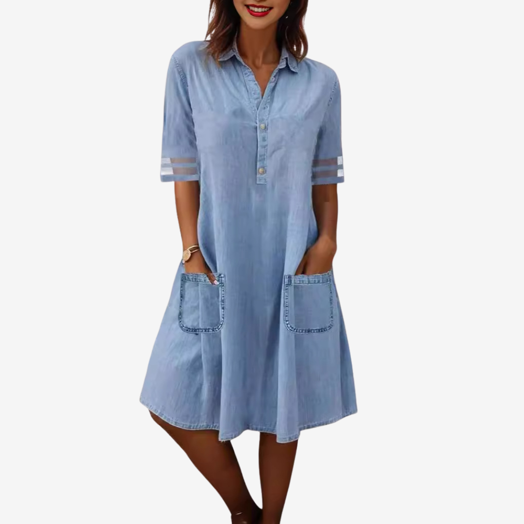 Ysée™ Robe Indigo décontractée