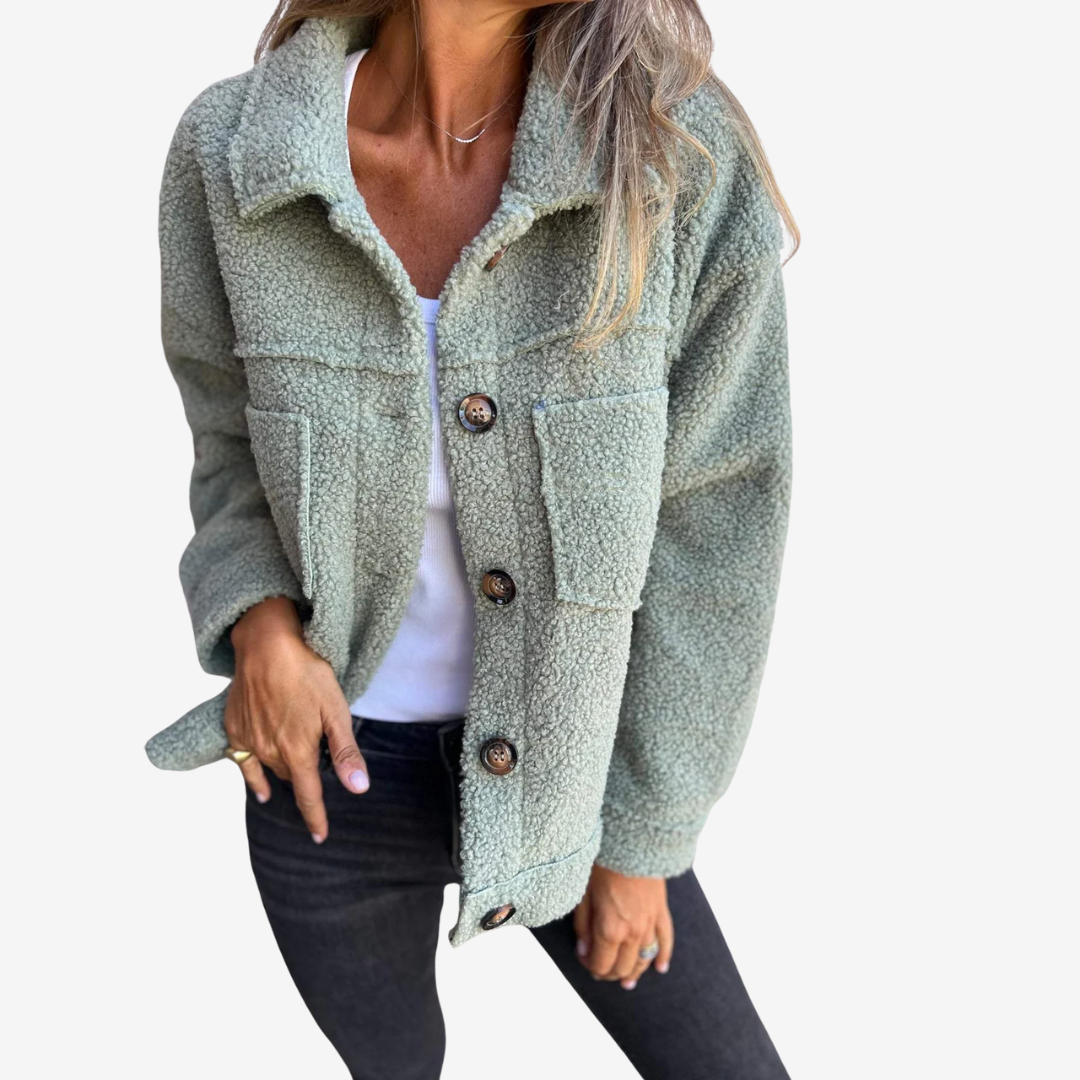 Liné™ Veste en Velours Côtelé