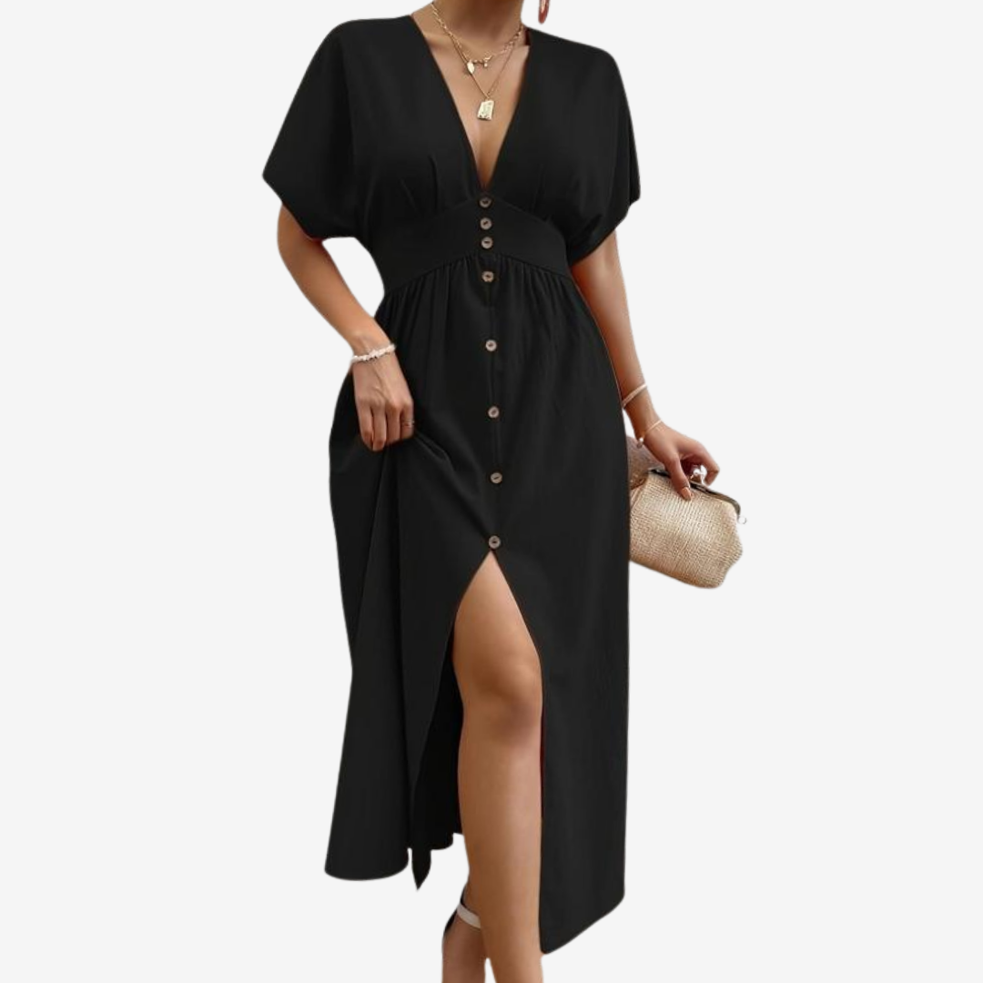Serena™ Robe à Fente Élégante