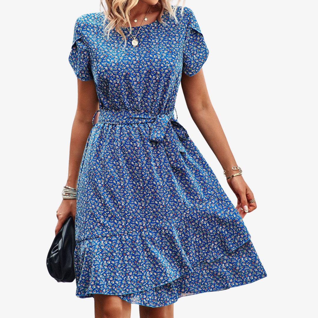 Noéva™ Midi à Imprimé Fleuri