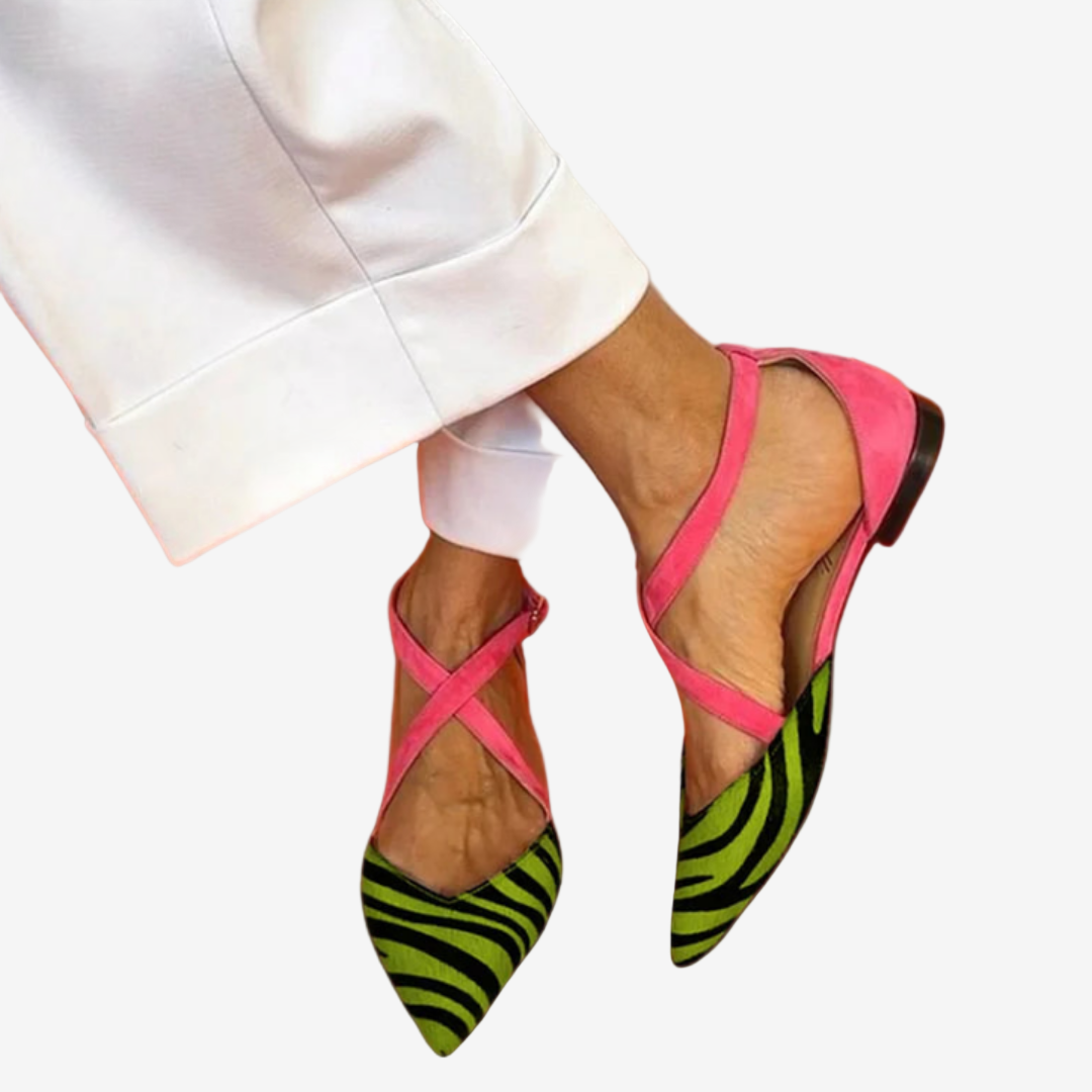 Mirelle™ Ballerines Zébrées