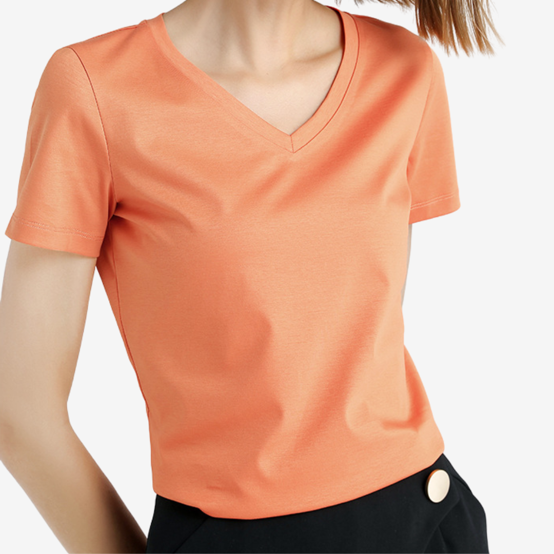 Cerise™ Col V Élégant