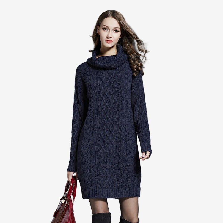 Amira™ Robe Pull à Col Roulé