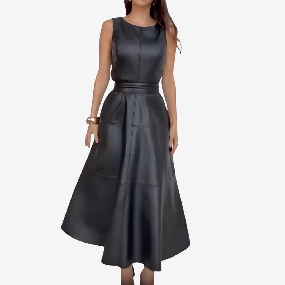 Regine™ Midi en Cuir Intemporel