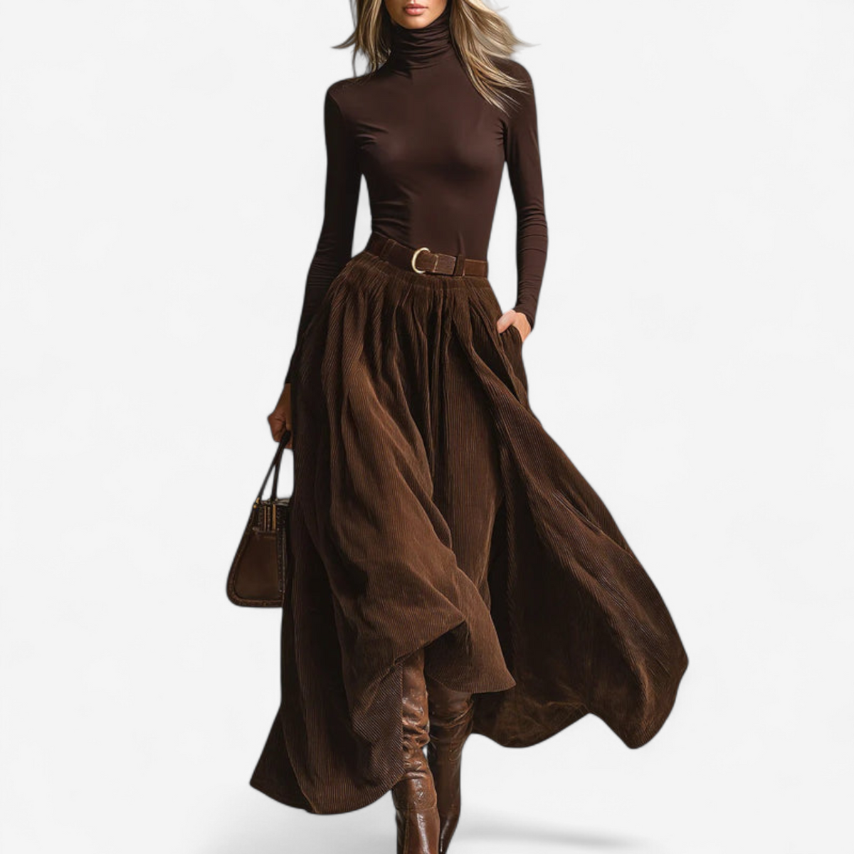 Gordana™ Robe Élégante d'Automne