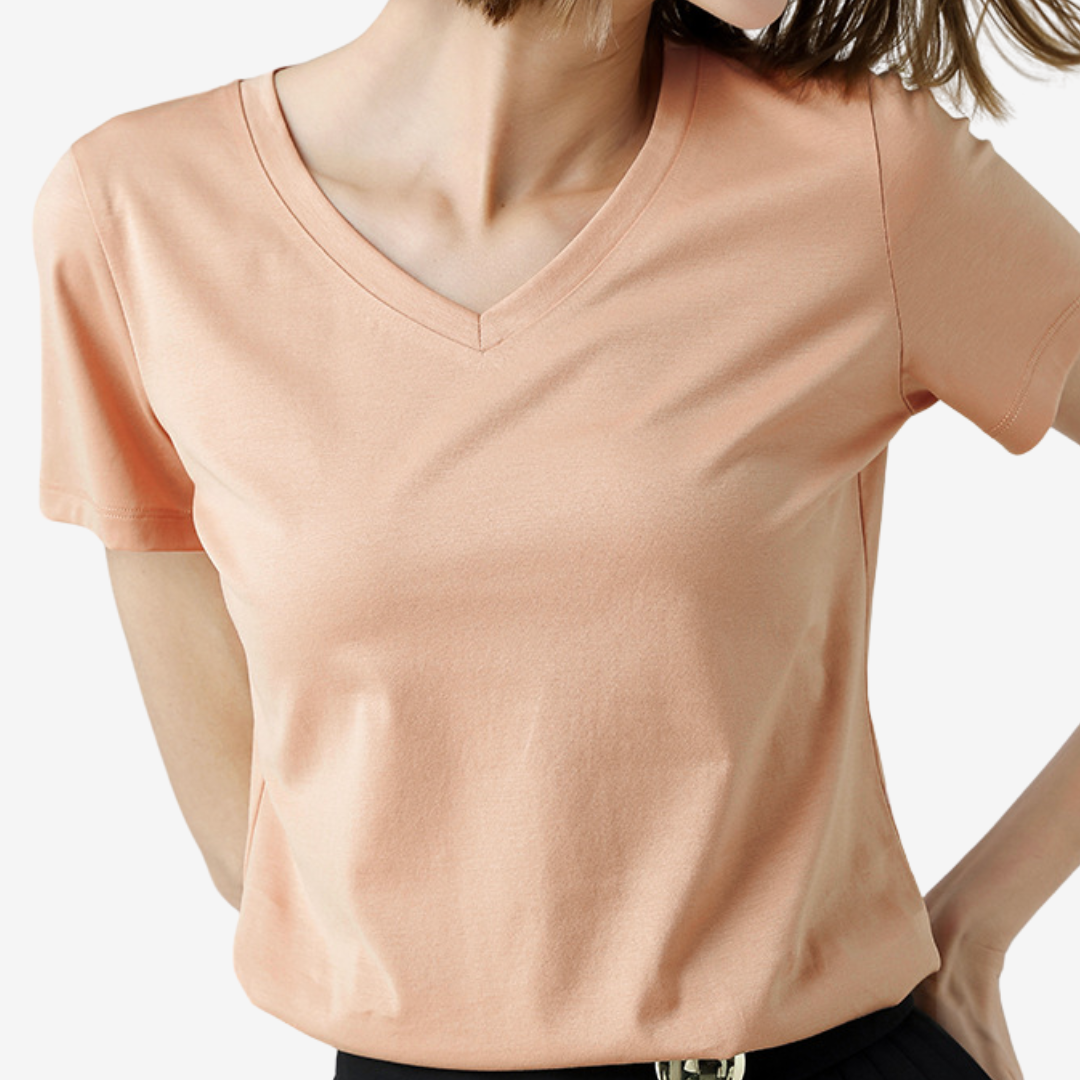 Cerise™ Col V Élégant