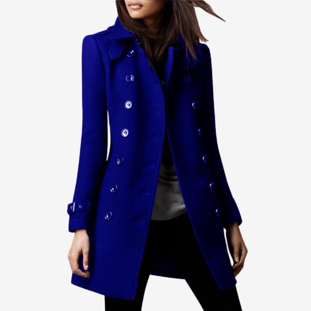 Rosellea™ Manteau Boutonné Élégant