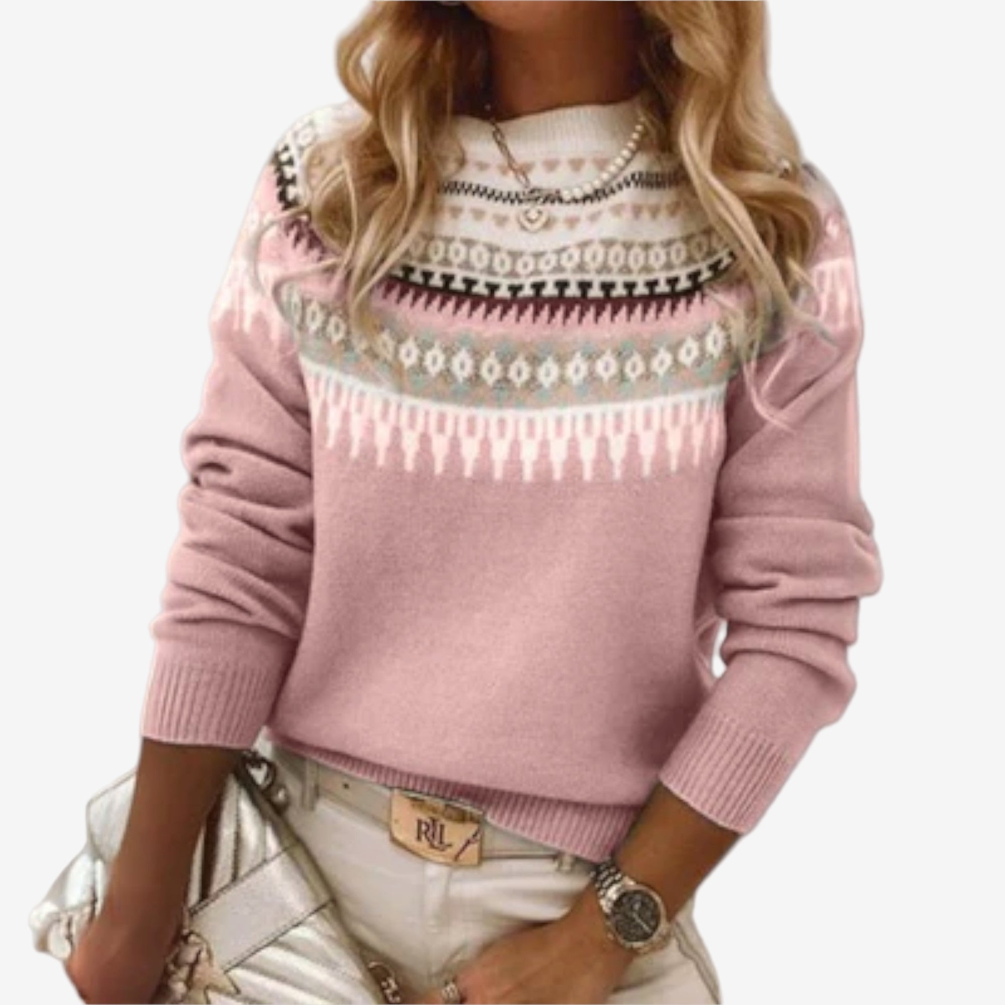 Lina™ Pull Motif Élégant