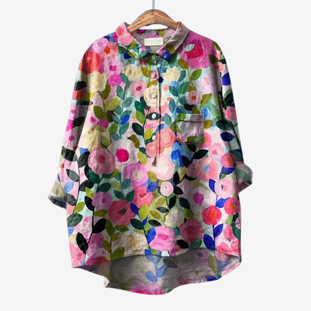 Ysola™ Chemise Fleurie Bohème