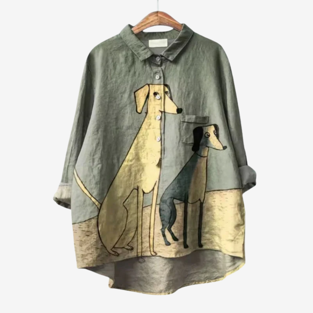 Félicie™ Chemise à Motif Animalier