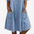 Ysée™ Robe Indigo Décontractée