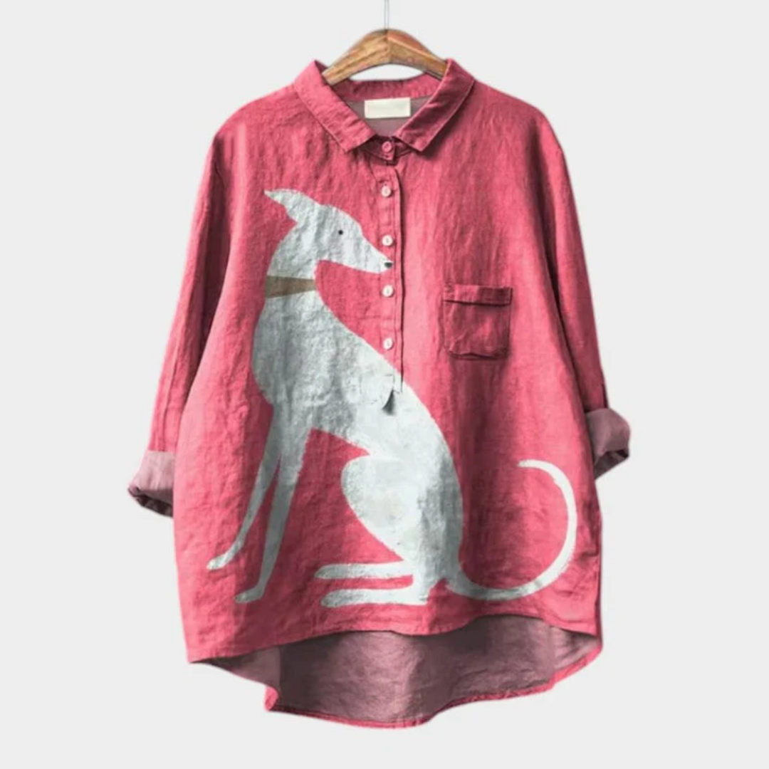 Félicie™ Chemise à Motif Animalier