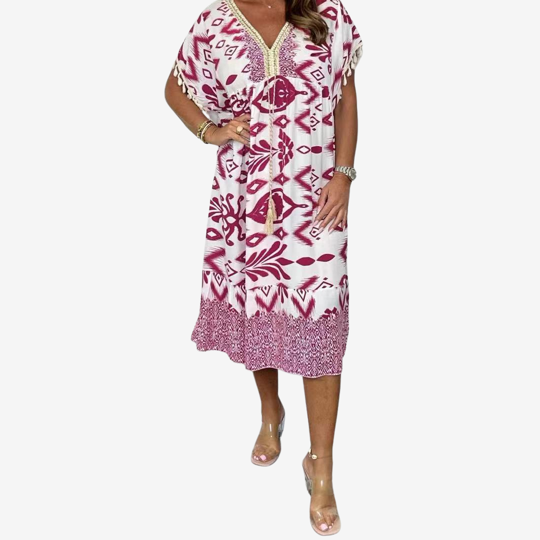 Solina™ Midi Bohème Imprimée