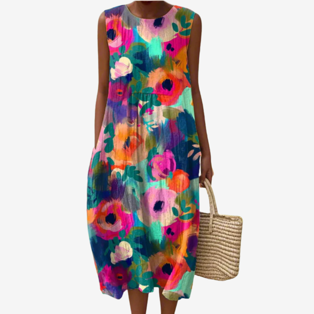Éline™ Midi Bohème Fleurie