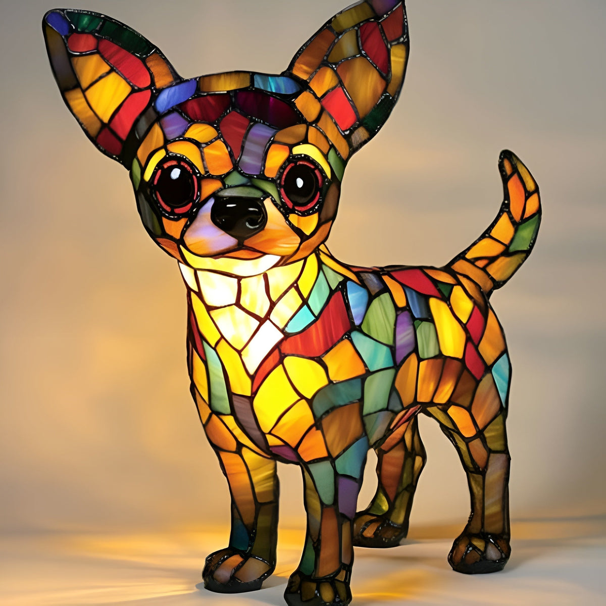Alba - Lampe En Verre Multicolore