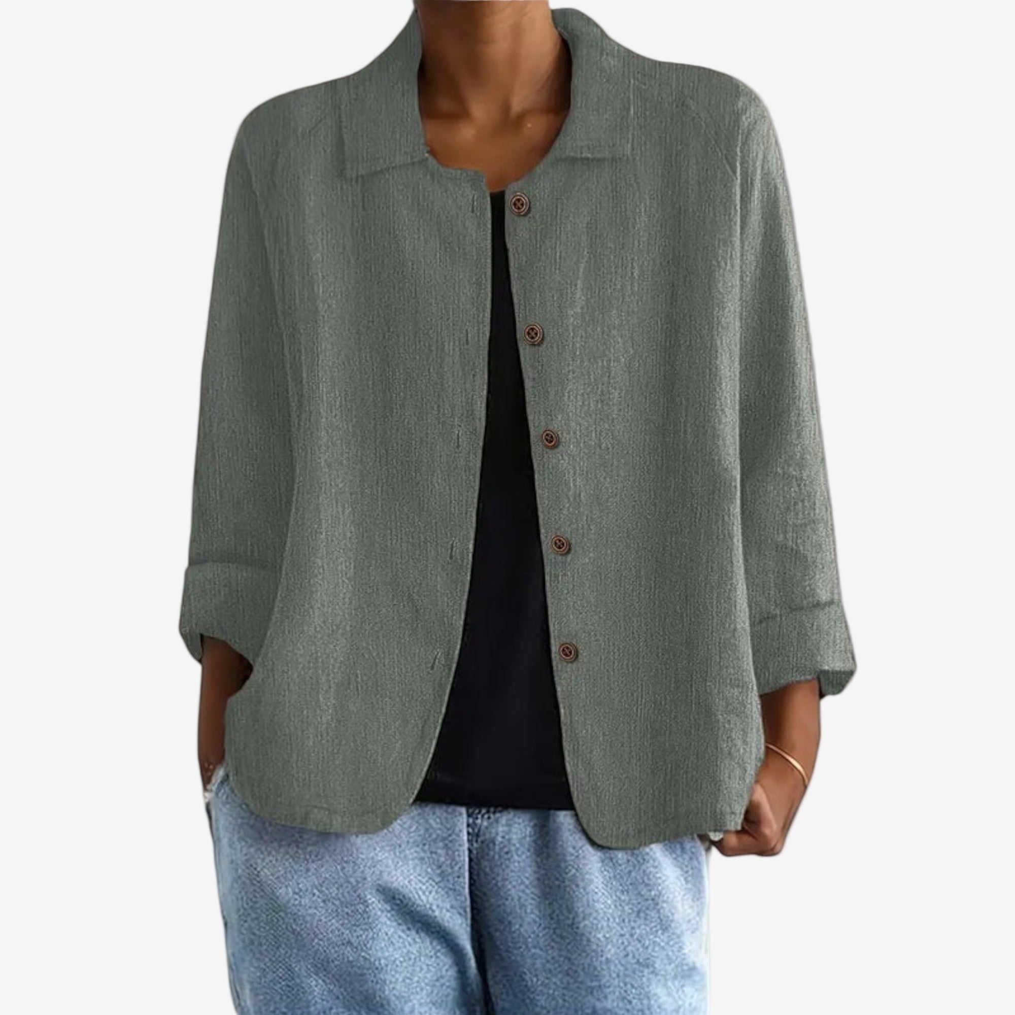 Miré™ Veste en Lin Mélangé