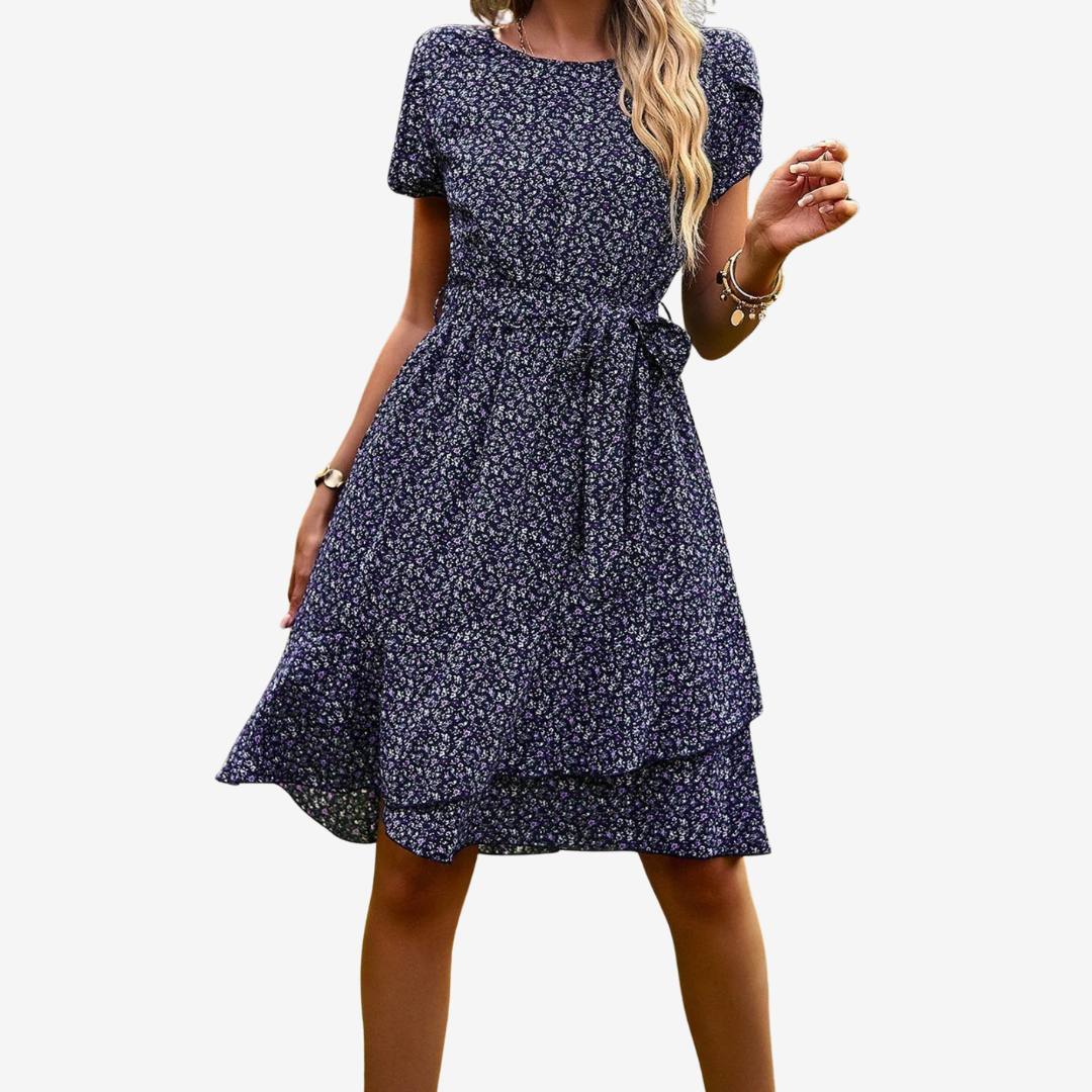 Noéva™ Midi à Imprimé Fleuri