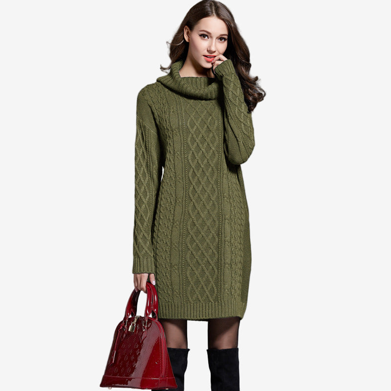 Amira™ Robe Pull à Col Roulé