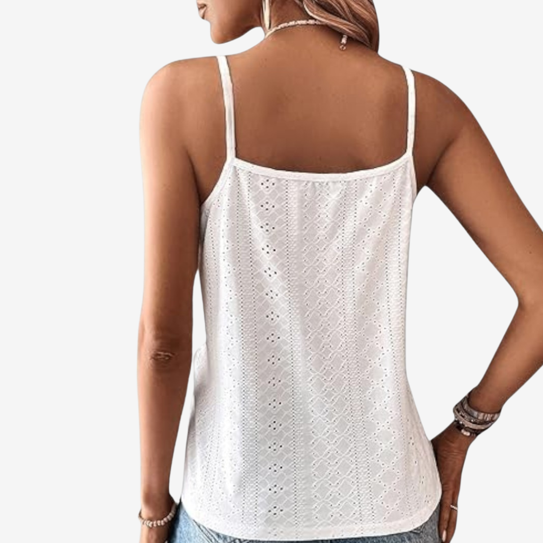 Maxine™ Top Stylé à Col en V