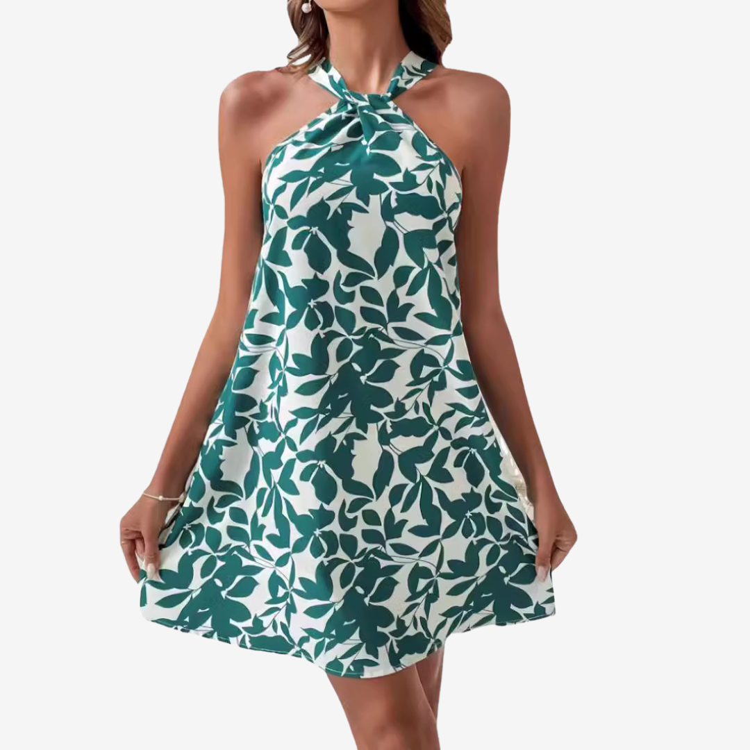 Lucetta™ Robe Feuille Mini & Chic