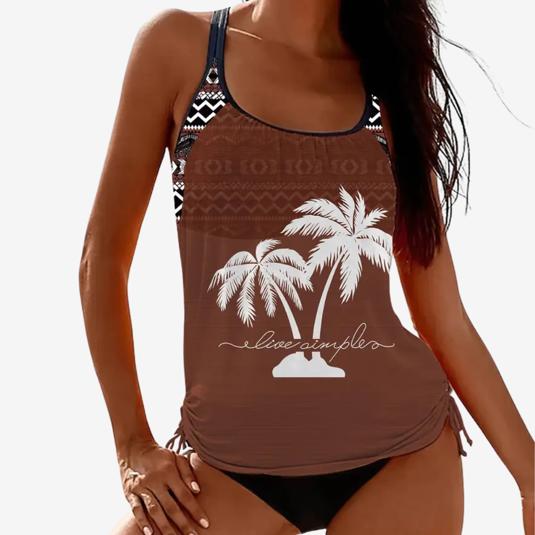 Louna™ Tankini Imprimé Cocotiers