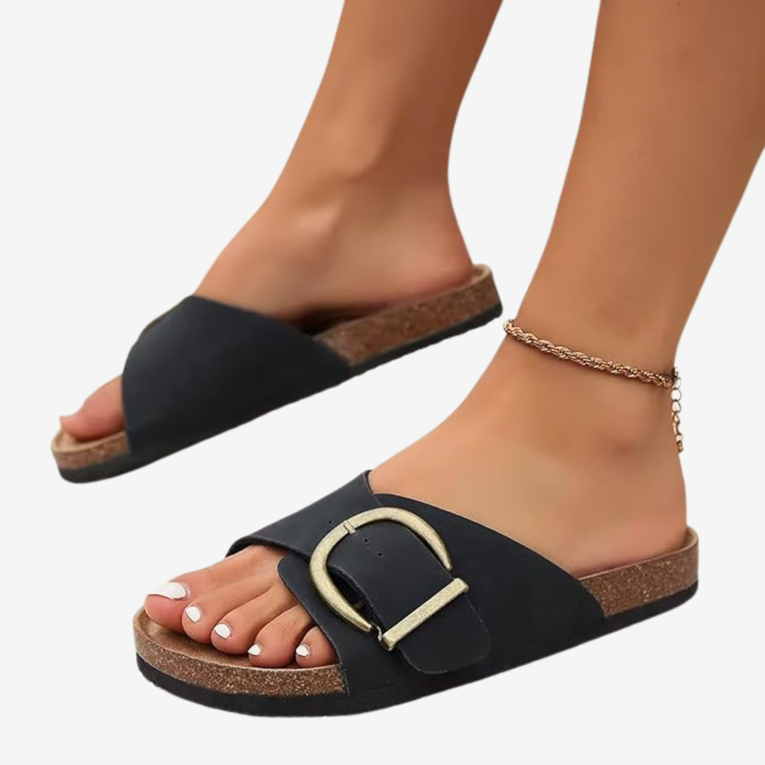 Sabine™ Sandale Boucle Dorée