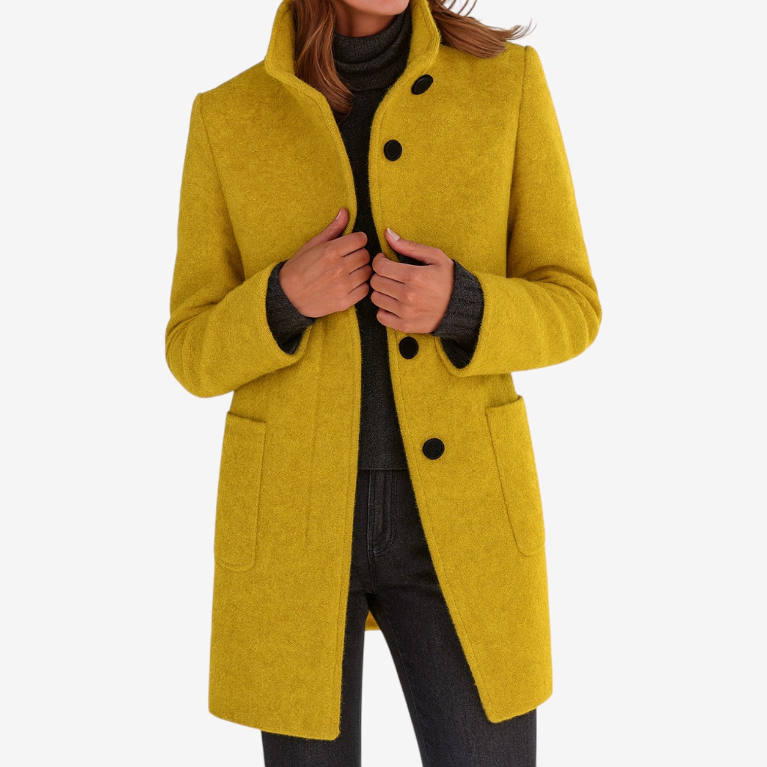 Estelle™ Manteau Classique en Mélange