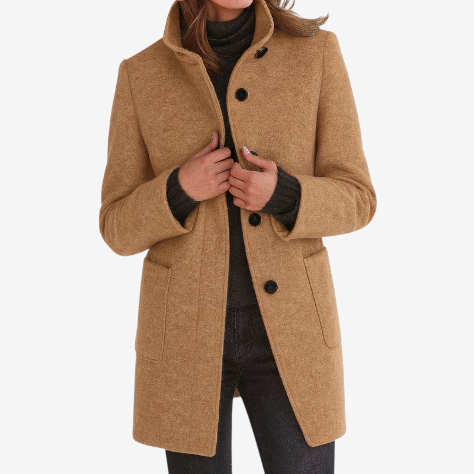 Estelle™ Manteau Classique en Mélange