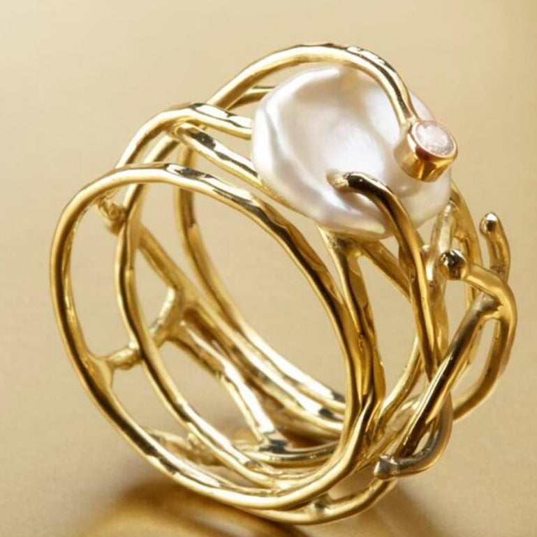 Audrey™ Anneau Perlé