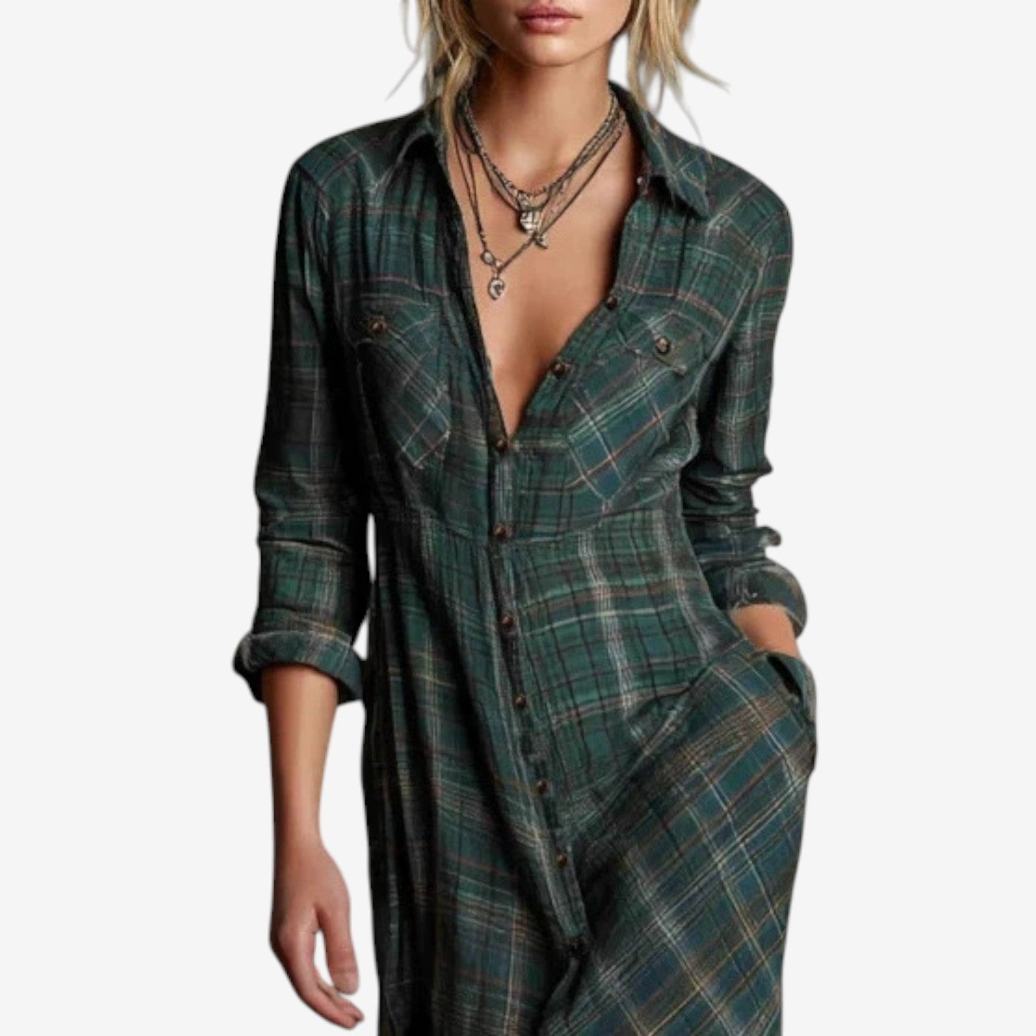 Cécile™ Maxi Chemise Intemporelle