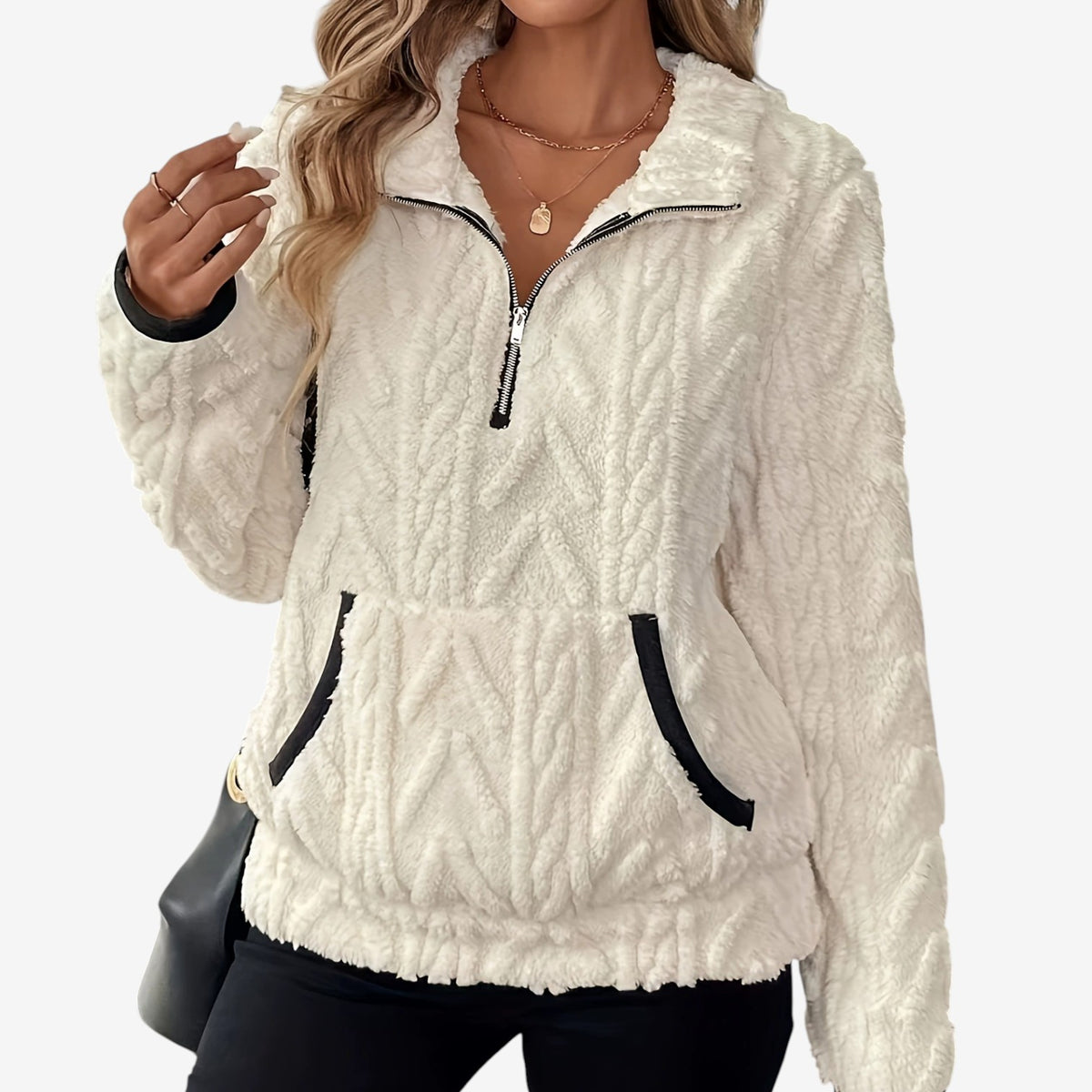 Annie™ Gilet Zippé Douillet