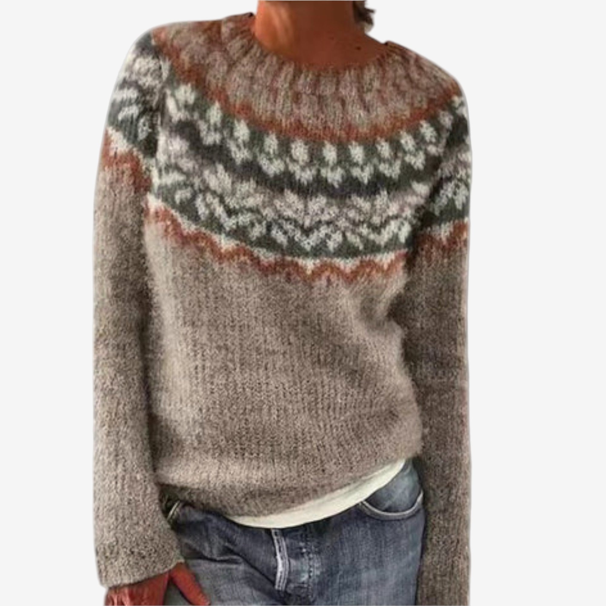 Suzane™ Pull Tricot Nordique