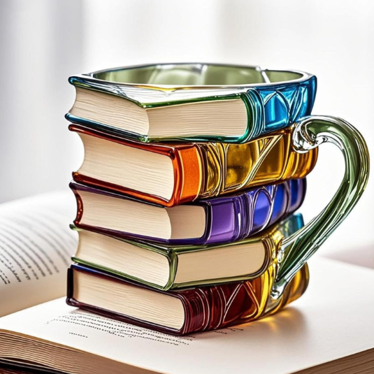 Tasse Livres Multicolores