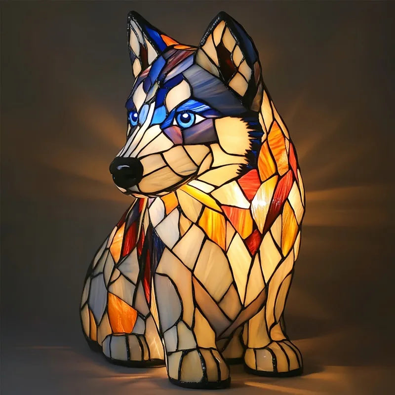 Luna - Lampe En Verre Multicolore