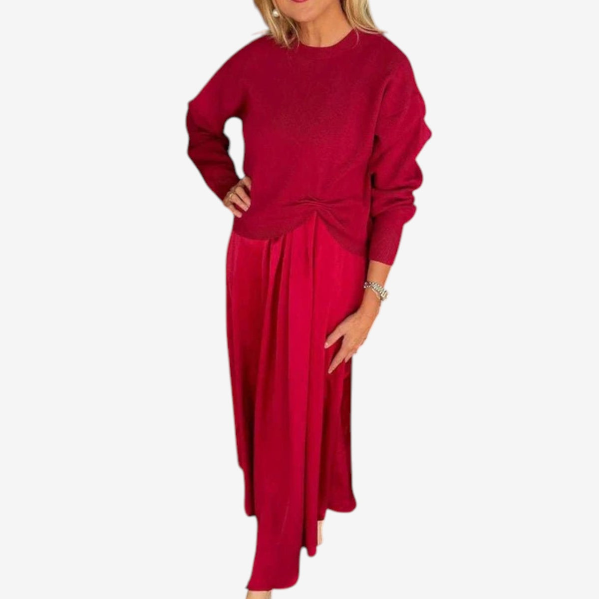 Odette™ Robe Pull Plissée