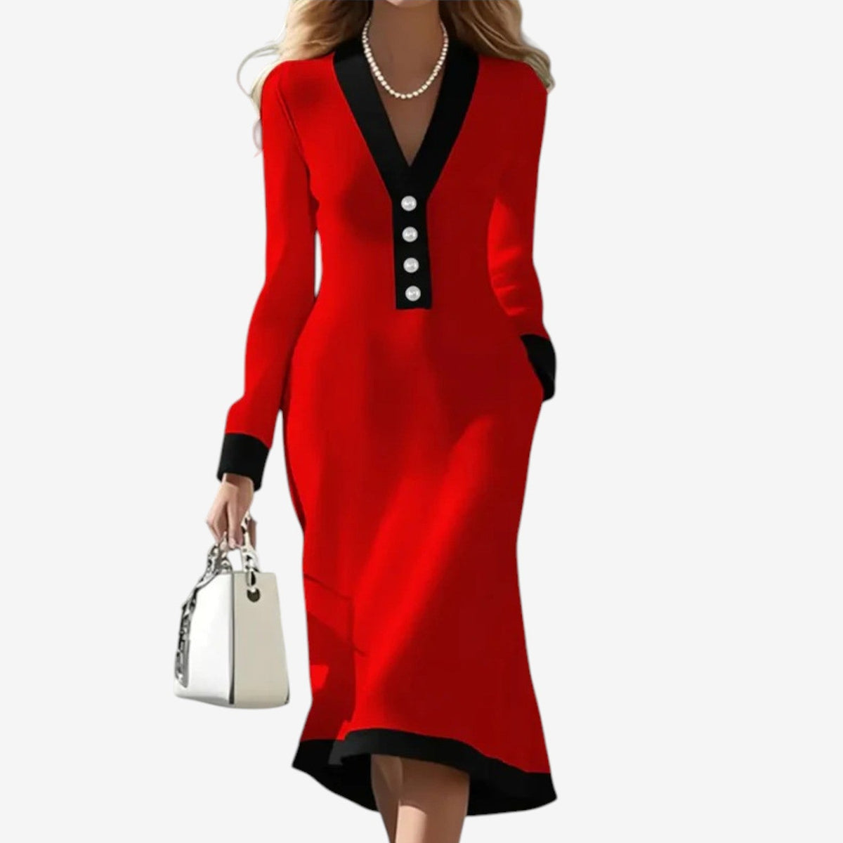 Daniele™ Robe Contrastée